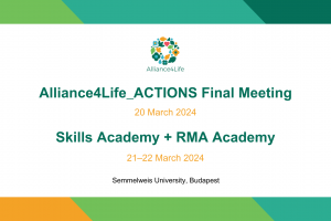 SAVE THE DATE: Final Meeting A4L_ACTIONS, RMA Academy and Skills Academy in Budapest
